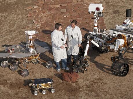 Mars rovers, input photograph